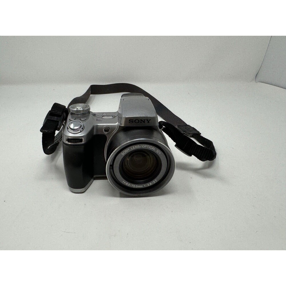 Sony Cybershot Digital Camera DSC-H1 Silver - 5.1MP Optical Zoom 2.5" Screen